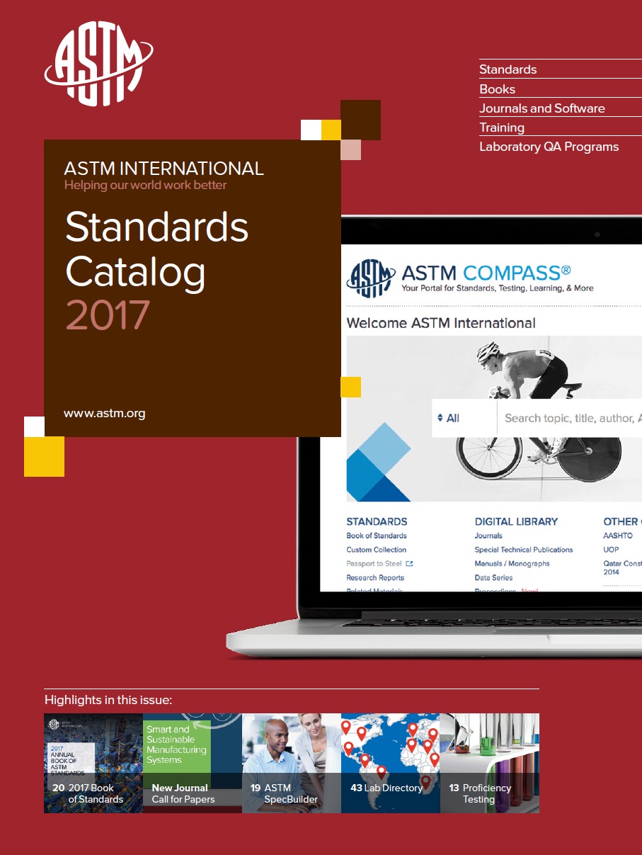 ASTM Standards Catalog